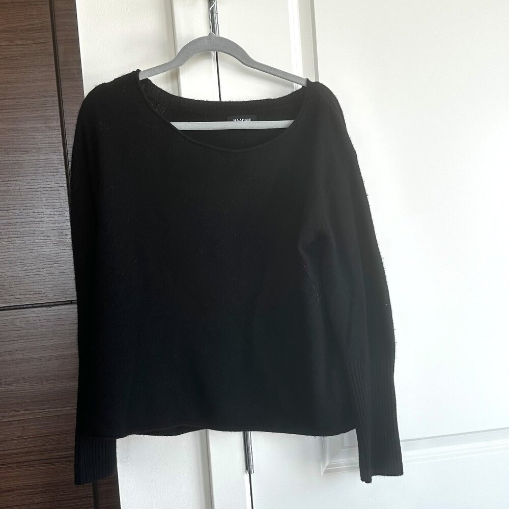 NAADAM 100% Cashmere Boatneck Sweater